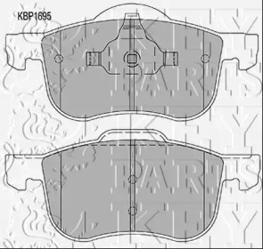 KEY PARTS kbp1695 -  Комплект тормозных колодок, дисковый тормоз